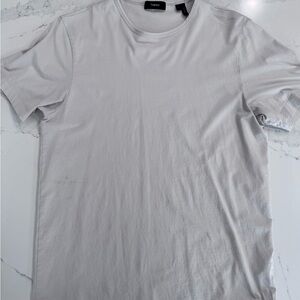 Theory Men's Soft Gray Short Sleeve Tee